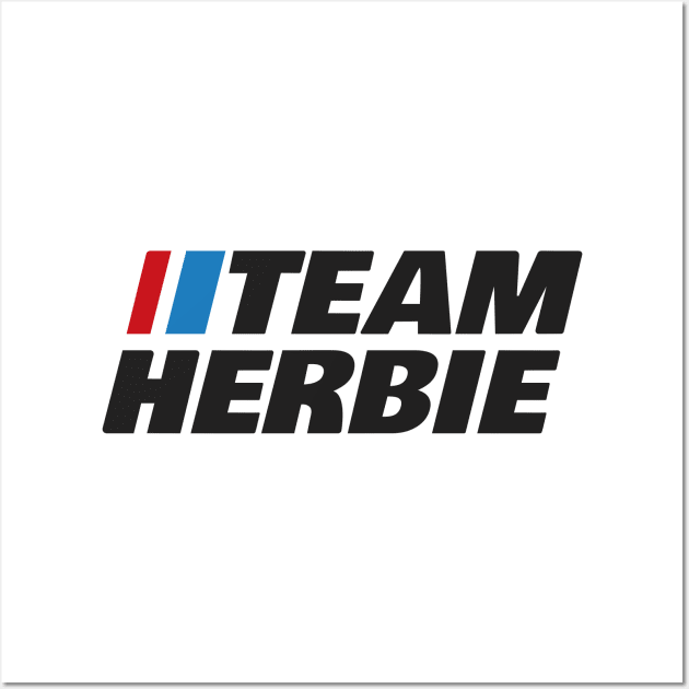 Team Herbie (Text Design) Wall Art by jepegdesign